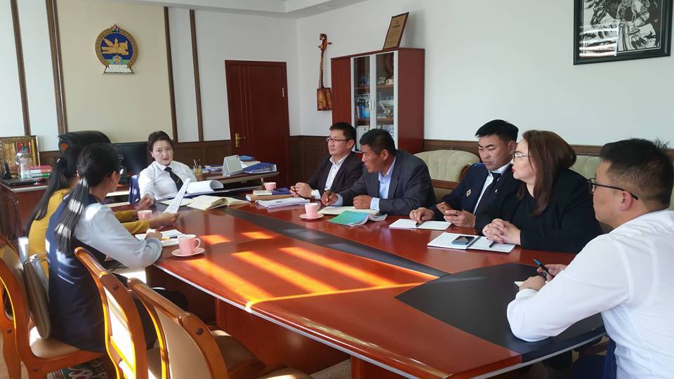 БАЯНХОНГОР АЙМГИЙН ПРОКУРОРЫН ГАЗАР ХАМТАРСАН УУЛЗАЛТ ЗОХИОН БАЙГУУЛАВ.